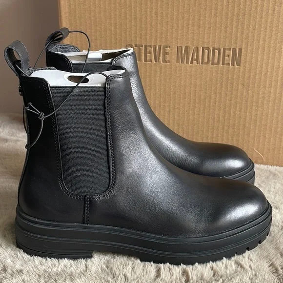 Steve Madden - Leather Chelsea Boots - Picture 9 of 9